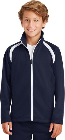 SPORT-TEK Youth Tricot Track Jacket YST90 in Saudi Arabia