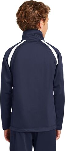 SPORT-TEK Youth Tricot Track Jacket YST90 in Saudi Arabia