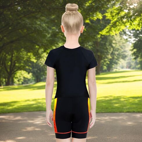 Gogokids Kids Cycling Shorts, Bike Shorts for Boys Girls Youth 3D Padded Sports Pants with Pockets in Saudi Arabia