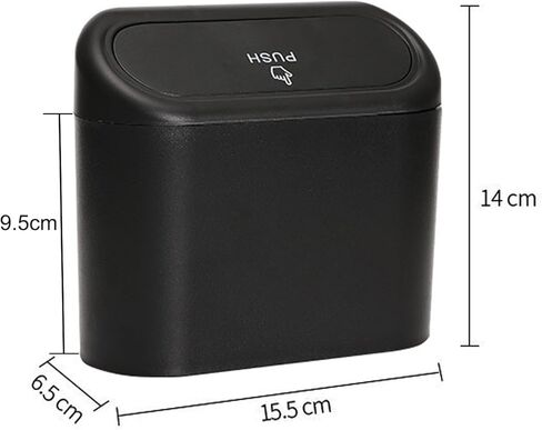 علبة سلة المهملات ، 1.0 لتر ، البلاستيك ، يمكن أن تضع ، متعددة الأغراض ، سهلة التثبيت ، تشمل 75 كيس القمامة in Kuwait