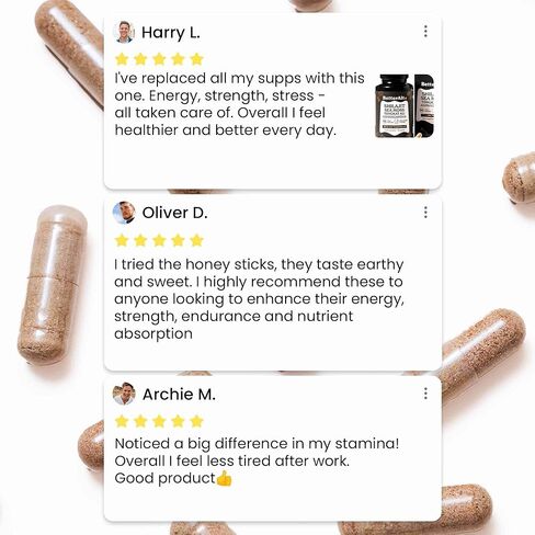 Shiljait All في كبسولة واحدة مع Seamoss & Ashwagandha | يساعد في بناء العضلات والانتعاش | 120 كبسولات | اختبر مختبر الطرف الثالث نقي الهيمالايا شيلاجيت in Kuwait