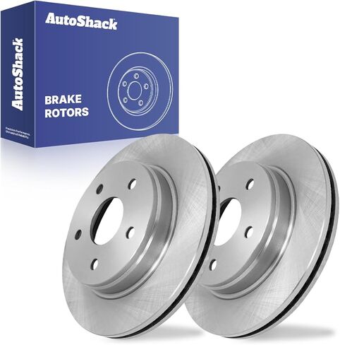 Autoshack Black Hat محفورة ودوارات فرامل متدنية في الفترة من 2002-2018 RAM 1500 2004-2009 Dodge Durango 2007-2009 Chrysler Aspen 3.0L 3.6L 4.7L 5.7L V8 4WD RWD PR63007LR in Kuwait