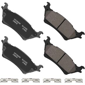 Rear Brake Pads for Ford Explorer Edge Taurus Flex Lincoln MKS MKT MKX Ceramic Brake Pads w/Hardware Replacement in Kuwait