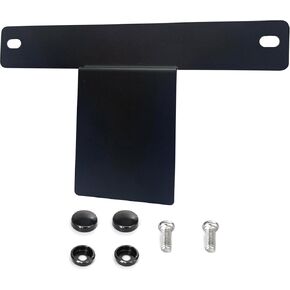 Hawaii License Plate Frame & Safety Check Bracket Set 2-Hole Design, Anti-Rust Steel for Stickers, Cars, Trucks (Black-1pack) in Kuwait