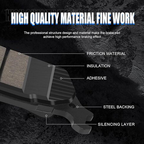 Rear Brake Pads for Ford Explorer Edge Taurus Flex Lincoln MKS MKT MKX Ceramic Brake Pads w/Hardware Replacement in Kuwait