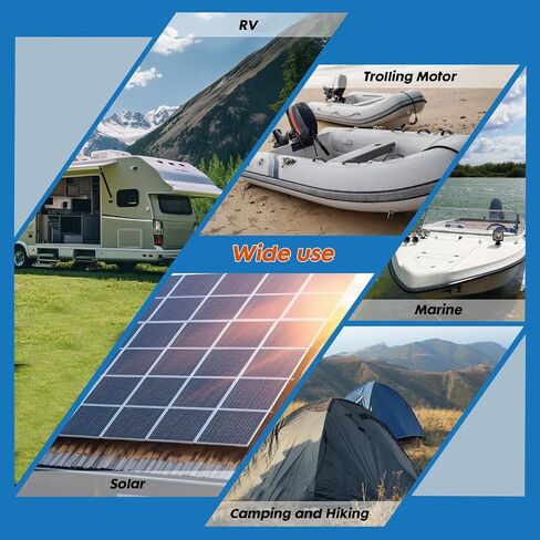 12V 120Ah LiFePO4 Battery,Marine Battery Built-in 100A BMS 1536Wh,8000+ Deep Cycle 12v Lithium Battery for Trolling Motor,Boat,RV,Solar and Off Grid Applications in Saudi Arabia