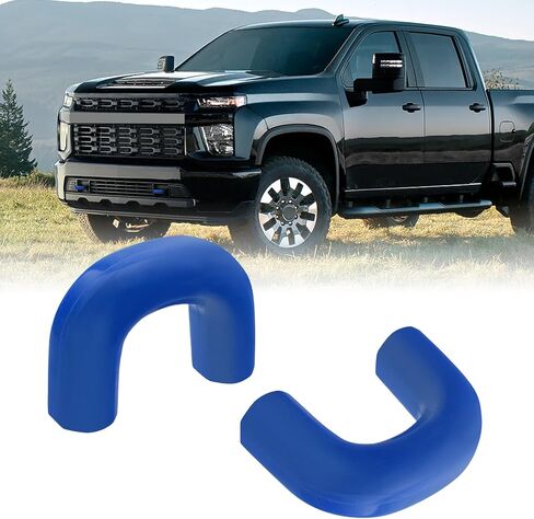 Tow Hook Covers for Silverado 2500/3500 HD 2020-2025, Hitch Cover Front Customized Car Tow Hooks Compatible with Chevrolet Silverado 2500/3500 2020-2025 Accessories (Red) in Saudi Arabia