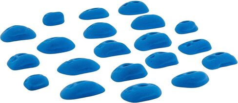 TRANGO Comfy Crimps Grip Holds (10pcs Blue, Geologic) | Indoor Climbing Wall Hardware in Saudi Arabia