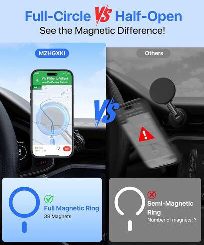 Magnetic for iPhone 17 Pro Max Case, Full Camera Protection, Compatible with MagSafe,Military-Grade Shockproof, Anti-Slip, Matte Slim Cover for i Phone 17 Pro Max Prone Case 6.9",Blue in Kuwait