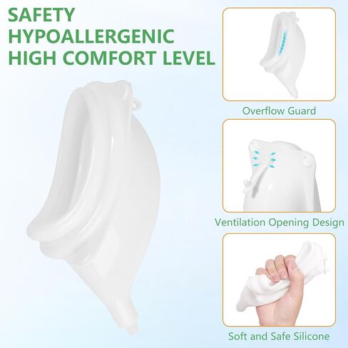 Urine Collection Bag Condom Catheters for Men Reusable Portable Wearable Urinary Drainage with (2000 ML*1+1000 ML*2) Urine Catheter Bag System (Blue-Elderly Men) in Kuwait