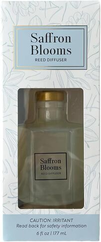 Bellevue Diffuser, 6 fl oz Glass Filled Diffuser, Highly Concentrated Fragrances with Essential Oils, Home Fragrance, Scent:Blue LINENS in Saudi Arabia