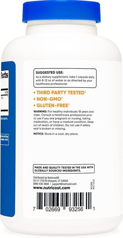 Nutricost Milk Thistle 1,000mg Equivalent, 120 Capsules - 250mg of 4:1 Extract - Vegan, Non-GMO and Gluten Free in Kuwait