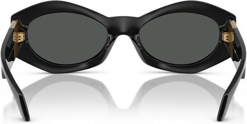 Versace Woman Sunglasses Black Frame, Dark Grey Lenses, 54MM in Saudi Arabia