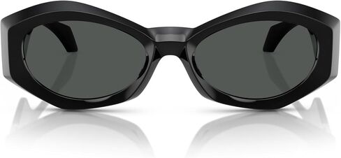 Versace Woman Sunglasses Black Frame, Dark Grey Lenses, 54MM in Saudi Arabia