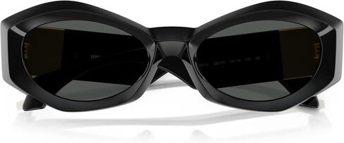 Versace Woman Sunglasses Black Frame, Dark Grey Lenses, 54MM in Saudi Arabia
