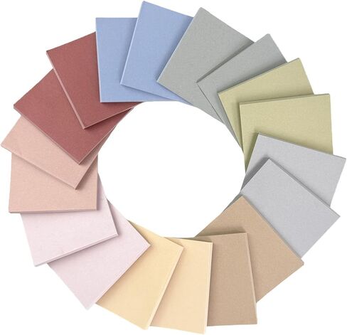 أوراق ملاحظات لاصقة، 18 وسادة، 3 × 3 بوصة، متعددة الألوان، وسادات ذاتية اللصق، 56 ورقة/وسادة، مستلزمات مدرسية ومنتجات مكتبية (A-18 وسادة) in Kuwait