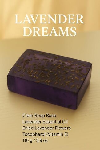 Natural Soap Bar (Set of 4) Unique Natural soap Bars – Handmade soap Lavender, Citrus, Charcoal, Honey – Skincare Gift in Saudi Arabia