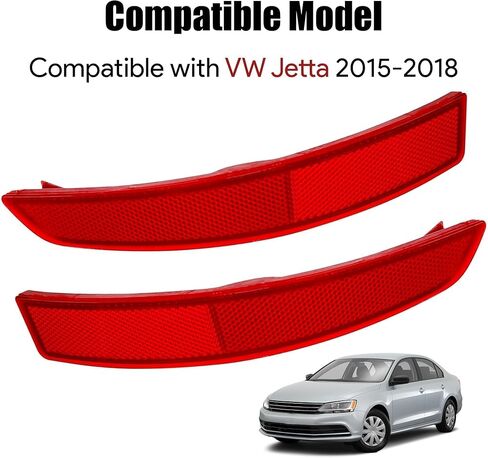 2 PCS Left & Right Rear Bumper Reflector Fit for Mercedes-Benz X166 GL GL350 GL450 GL500 GL550 GL63 AMG 2013-2016 GLS450 2017-2019 Replace # A1668200474 1668200474 A1668200374 1668200374 in Kuwait