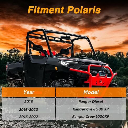 2 PCS Door Net Buckle Clips Compatible with Polaris Ranger Crew 900 XP 2016-2020 1000XP 2016-2022 Diesel 2016 40mm Male Buckle Mesh Door Side Safety Net Fastener Replace #: 5452505 in Saudi Arabia