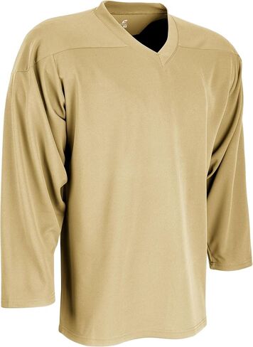 CHAMPRO Unisex-Youth Faceoff Hockey Jersey, Gold, Medium in Saudi Arabia