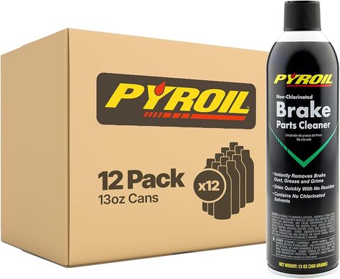 Non-Chlorinated Brake Parts Cleaner, No VOC (50 State Formula), Instantly Removes Brake Dust, Grease & Grime, Quick Drying, 15 Oz (Pack of 6) in Saudi Arabia