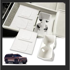 الشاحن اللاسلكي الشاحن مركزي Center Console Non-Slip Fit Hyundai Santa Fe 2024 2025 Car Accessories Wireless Charging Pad Pad Area in Saudi Arabia