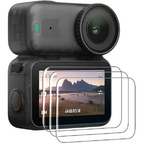 واقي شاشة لملحقات DJI Osmo Nano، 3 قطع HD حماية كاملة من الزجاج المقوى النانو 9H متعدد الطبقات 2.5D منحني Osmo Nano مجموعة أفلام مقسى مقاومة للخدش ومضادة للزيت in Kuwait