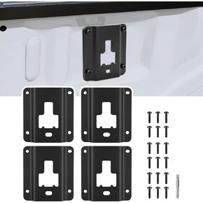 4pcs Tie Down Down Mancors Fit for 2015-2024 2025 Ford F-150 2017-2024 2025 Ford F250 F350 Super Duty & Ford Raptor Truck Bed Tie Downloy لاستبدال السيارات لملحقات Automotive Tie Downs in Kuwait