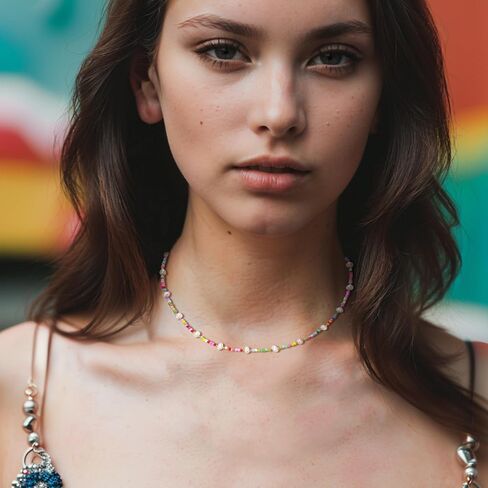 EVER FAITH Baroque Natural Pearl Choker Necklace for Women, Handpicked Freshwater Cultured Pearls Strand Necklaces for Wedding Prom Dainty Jewelry Gift for Her Mom Wife in Saudi Arabia