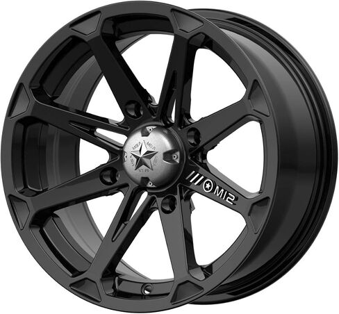 M12 Diesel Gloss Black ATV Wheel UTV (14 × 7 "/4x137) in Saudi Arabia