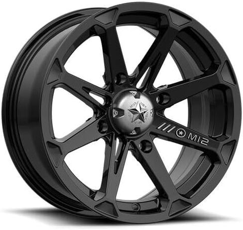 M12 Diesel Gloss Black ATV Wheel UTV (14 × 7 "/4x137) in Saudi Arabia
