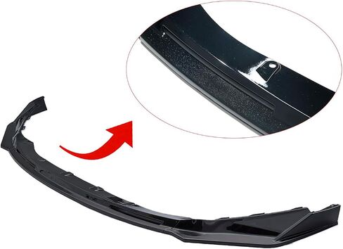 Front Bumper Lip Splitter For BMW G80 M3 G82 M4 2021-2024 V Style (Gloss Black) in Kuwait