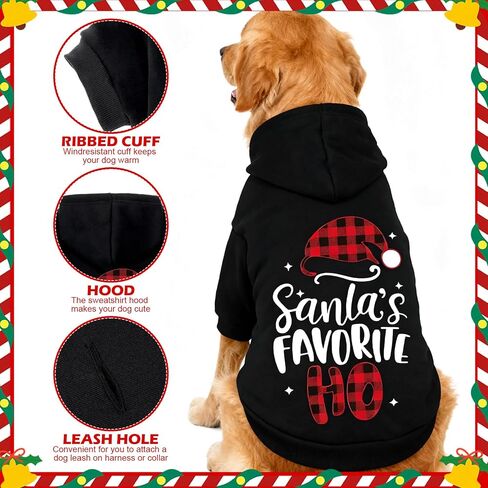 EXPAWLORER Dog Hoodie Sweater - Bad to The Bone Dog Sweatshirt Skeleton Costume, Warm Fleece Lined Pet Clothes with Leash Hole, Fall Winter Cozy Soft Pet Outfit Coat for Medium Dogs, M in Saudi Arabia