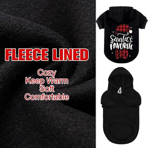 EXPAWLORER Dog Hoodie Sweater - Bad to The Bone Dog Sweatshirt Skeleton Costume, Warm Fleece Lined Pet Clothes with Leash Hole, Fall Winter Cozy Soft Pet Outfit Coat for Medium Dogs, M in Saudi Arabia