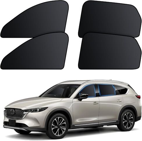ظلال نافذة سيارة Zatooto لـ Honda CR-V 2017-2022 ، 4 PCS تغطي نافذة السيارة المغناطيسية-100 ٪ من الستائر خصوصية ضوئية ، ظلال شمس النافذة الجانبية للرضاعة الطبيعية ، والنوم ، والتخييم in Saudi Arabia