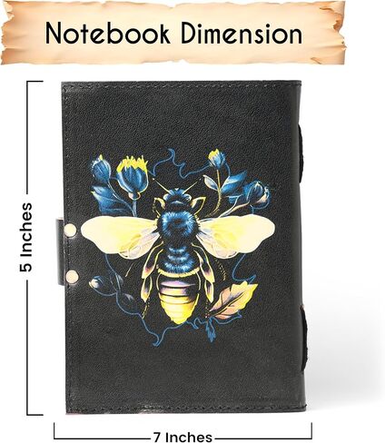 كتاب تعويذة فارغ من مجلة الظلال مع مشبك قفل Vinatge، مجلة جلدية Luna Moth وMorpho Butterfly Print دفتر مذكرات جمالية للكتابة مع حافة سطح السفينة العتيقة لوازم السحر الورقية ديكور Wiccan وهدية عيد الميلاد مثالية للرجال والنساء in Kuwait