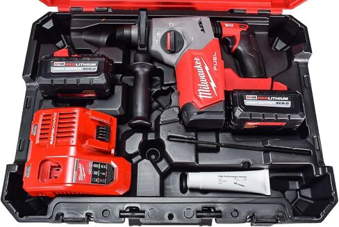Milwaukee 2912-22 M18 FUEL Brushless Lithium-Ion 1 in. Cordless SDS Plus Rotary Hammer Kit (6 Ah) in Saudi Arabia