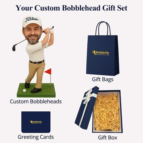 مخصص bobblehead 6/7/8 بوصة مخصصة دمى bobblehead تمثال تمثال يدوي من صورك هدية فريدة من نوعها لصديقك ، زوج ، رئيس ، أصدقائي ، عيد ميلاد ، الذكرى السنوية in Kuwait