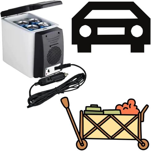 12 فولت DC 2M شاحن سيارة تمديد كابل لبرودة/ثلاجة صغيرة ، 2 دبوس بديل سلك الطاقة ، لكابل إمدادات الطاقة المعدات المحمولة in Kuwait