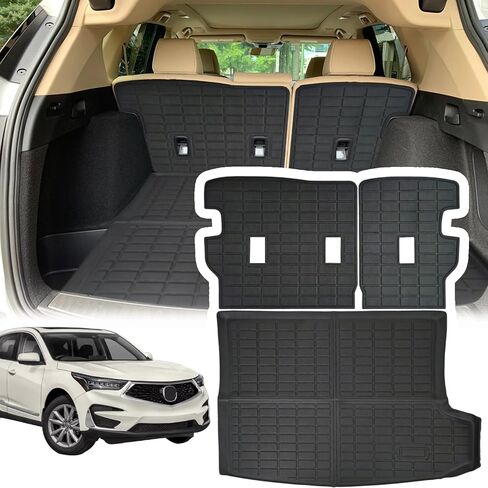 Cargo Liner Compatible with 2025 Toyota 4Runner Trunk Mat Back Seat Cover Protector Trunk Liner(Backrest Mats+Trunk Mat) in Saudi Arabia