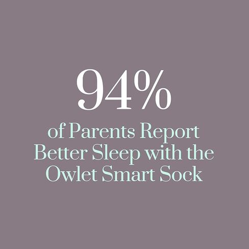 جورب قماشي من إكسسوارات Owlet لمراقبة الأطفال من Dream Sock، يناسب الأطفال من عمر 0 ​​إلى 18 شهرًا، وردي مغبر (المستشعر ومحطة القاعدة غير متضمنة) in Kuwait