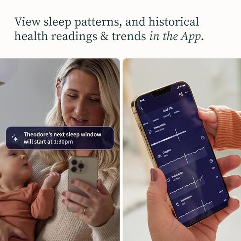 Owlet Dream Sock® - جهاز مراقبة الأطفال الذكي المعتمد من إدارة الأغذية والعقاقير (FDA) - تتبع معدل النبض المباشر (القلب) والأكسجين عند الرضع - تلقي الإخطارات in Kuwait