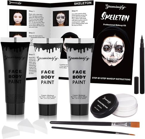 Bald Cap Costume Makeup Kit for Men Adults,Complete SFX Makeup Kit with Tools & Instructions,Professional Bald Caps for Halloween Costumes, Cosplay, and Theater in Kuwait