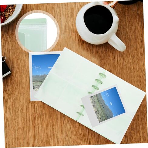 DOITOOL Adorable Photo Storage Binder for Photos Page Album Matcha for Collectibles and Family Memories Sleeves for Easy Viewing in Saudi Arabia
