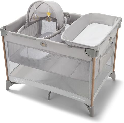 Graco Pack 'n Play CareSuite Bassinet Lux Playard، سكاي in Saudi Arabia