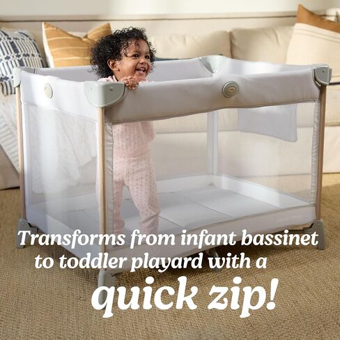 Graco Pack 'n Play CareSuite Bassinet Lux Playard، سكاي in Saudi Arabia