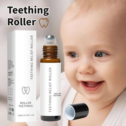 A Thousand Roses Teething Roller Oil, A Thousand Roses Teething Oil, Teething Roller All Natural (3) in Saudi Arabia
