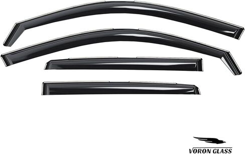 Voron Glass in-Channel Extra Durable Rain Guards for Hyundai Palisade 2020-2025, Window Deflectors, Vent Window Visors, 4 Pieces - 200927 in Saudi Arabia
