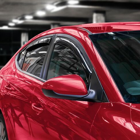 Voron Glass in-Channel Extra Durable Rain Guards for Hyundai Palisade 2020-2025, Window Deflectors, Vent Window Visors, 4 Pieces - 200927 in Saudi Arabia