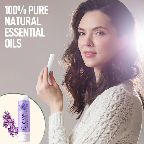 Hion Nausea Relief Inhaler-Mint, 100% Natural Essential Oils Inhalers in Kuwait